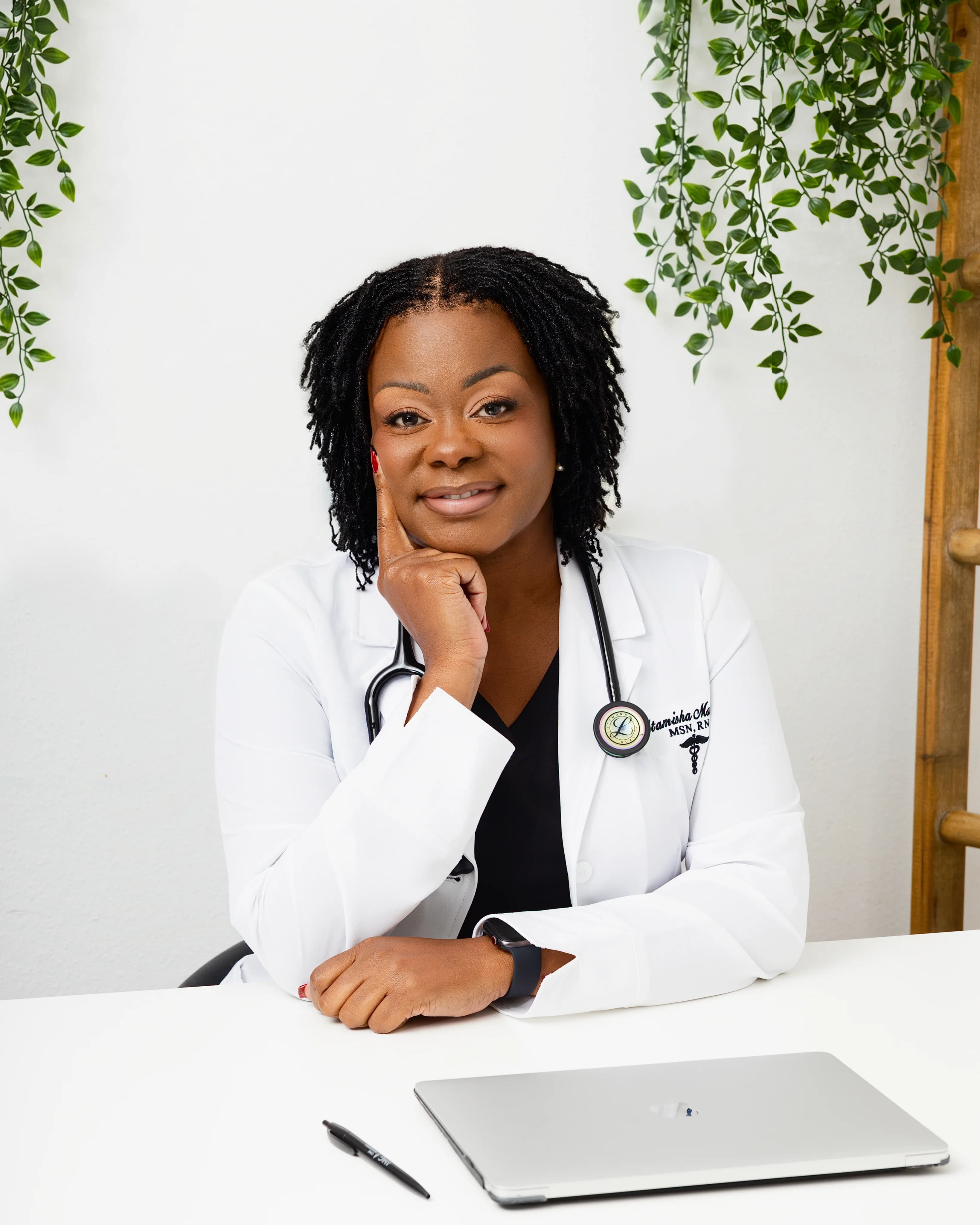 Professional nursing portrait